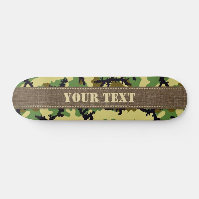 Skateboard Camuflaje de Woodland (Horz)