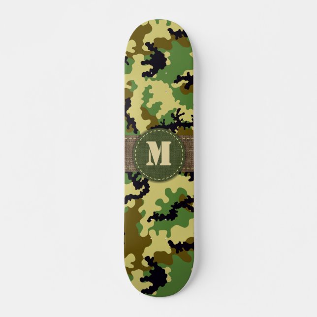 Skateboard Camuflaje de Woodland (Anverso )