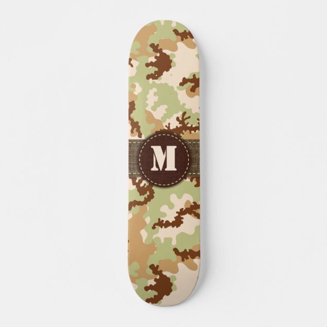 Skateboard Camuflaje del desierto (Anverso )