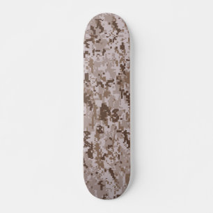 Skateboard Camuflaje digital - Patrón de camuflaje gris LG