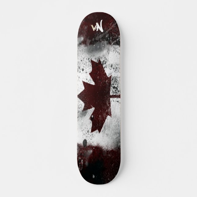 Skateboard Canadá (Anverso )