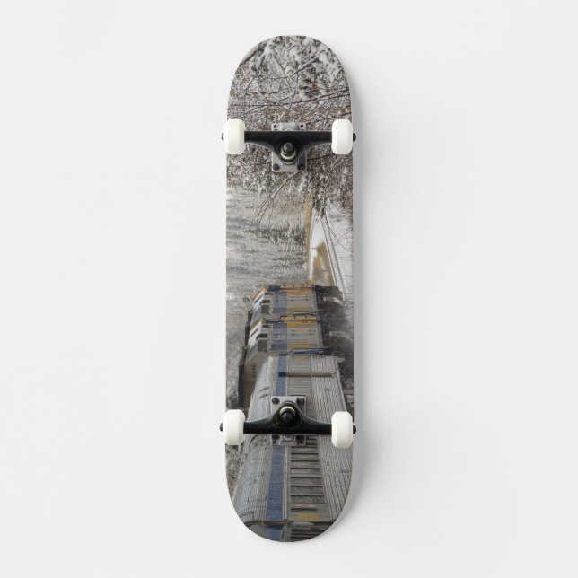 Skateboard Canadá, Alberta. Tren de nieve de VIA Rail entre (Anverso)
