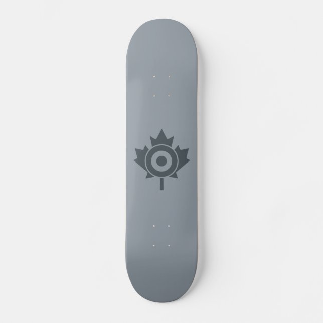Skateboard Canadiense Maple Leaf Roundel Mod CANADA (Anverso)