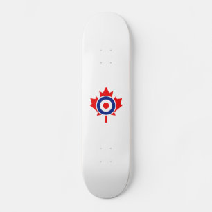 Skateboard Canadiense Maple Leaf Roundel Mod CANADA