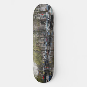 Skateboard Canales en Amsterdam, Holanda