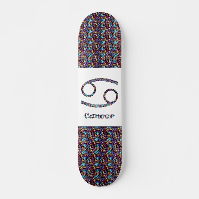 Skateboard Cáncer psicodélico (Anverso )