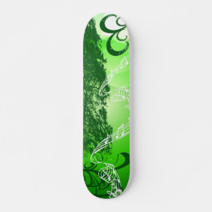 Skateboard Canción de canto verde -