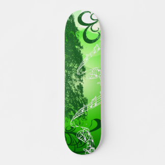 Skateboard Canción de canto verde -