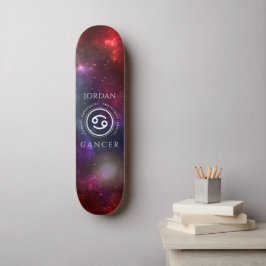 Skateboard Cangrejo de cáncer Starfield Zodiac occidental
