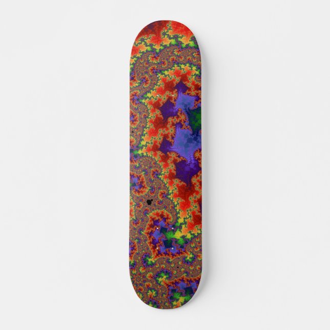 Skateboard Caos psicodélico (Anverso )