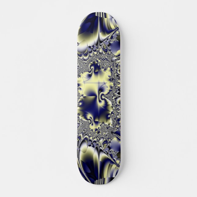 Skateboard Caos Púrpura (Anverso )