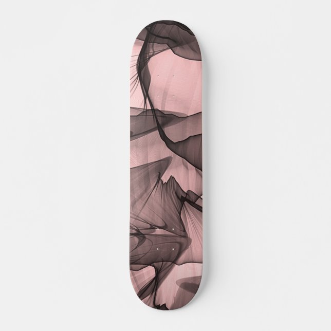 Skateboard Capa mística de Chiffon escarba negro N rosado (Anverso )