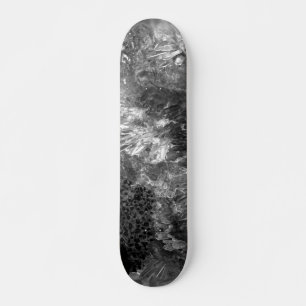 Skateboard Capas de cristales grises