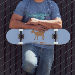 Skateboard Capricorn Star Sign Goat