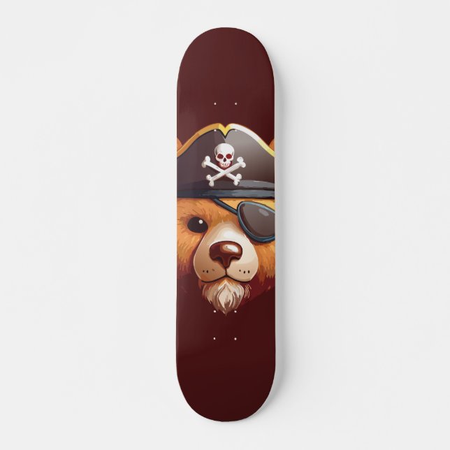 Skateboard Captain Bear (Anverso )