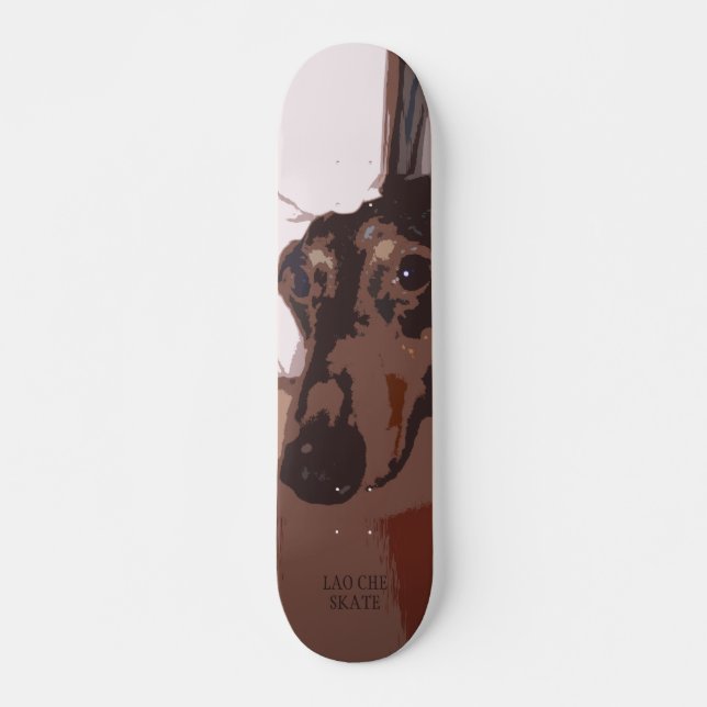 Skateboard Cara de perro (Anverso )