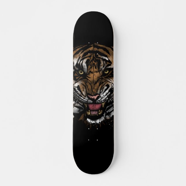 Skateboard Cara de tigre (Anverso )