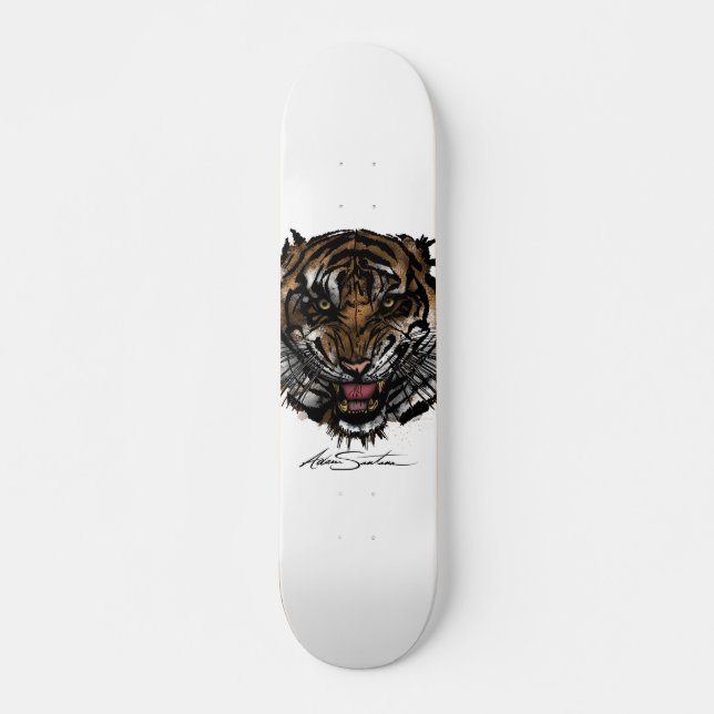 Skateboard Cara de tigre (Anverso )
