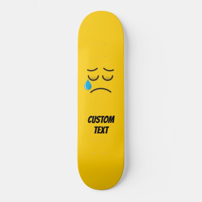 Skateboard Cara Llorando (Anverso)