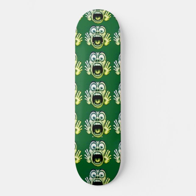 Skateboard Cara Loca (Anverso)
