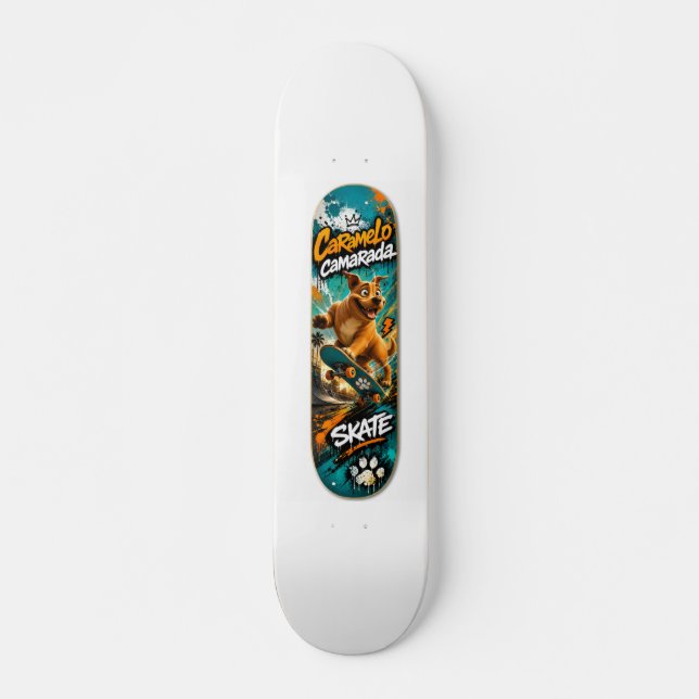 Skateboard Caramelo Camarada  (Anverso )