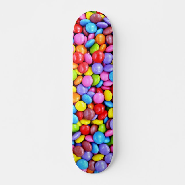 Skateboard Caramelos coloridos (Anverso )