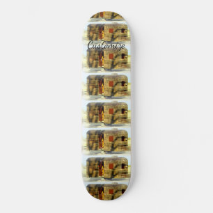 Skateboard Caravana de madera resistida obra clásica del