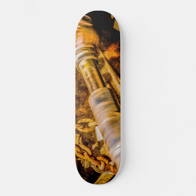 Skateboard Cardan Shaft - Trabajando duro (Anverso)