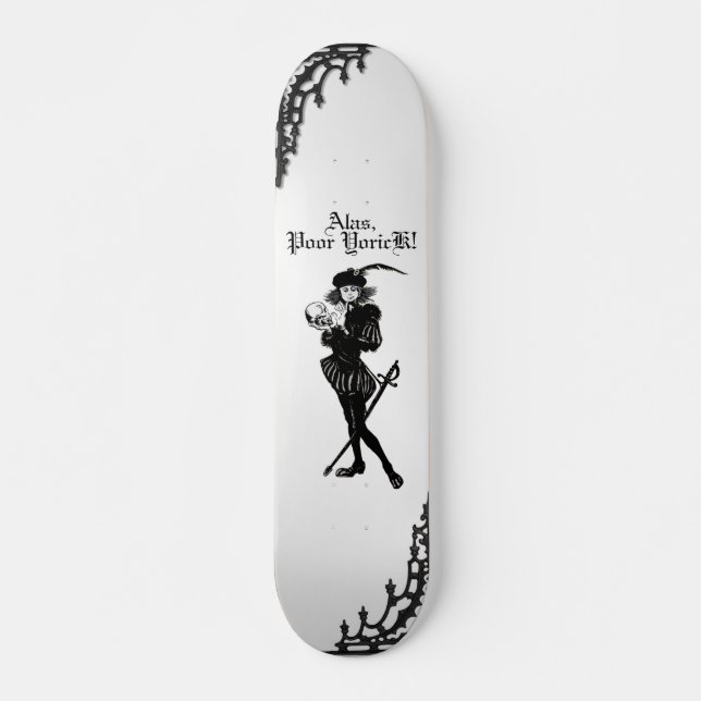 Skateboard Caricatura de Hamlet (Anverso )