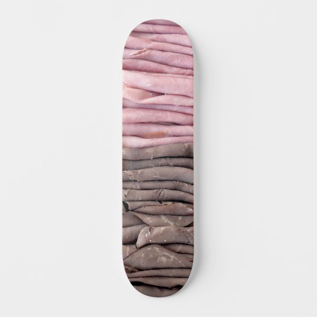 Skateboard Carne asada y jamón con miel (Anverso)