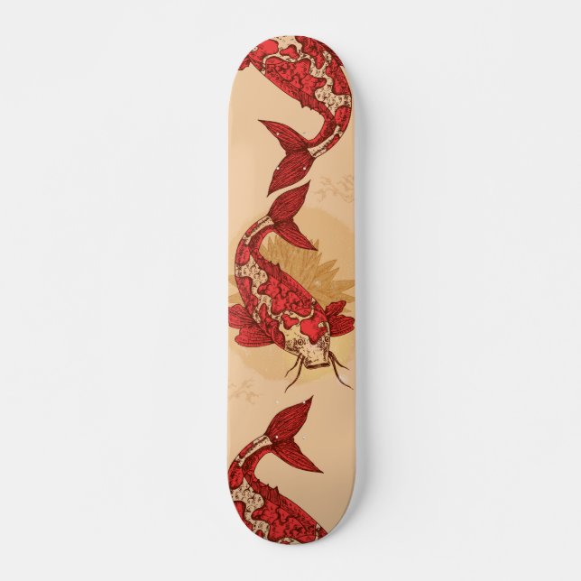 Skateboard Carne roja japonesa (Anverso )