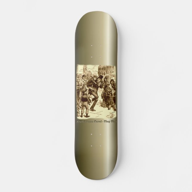 Skateboard Carol, un Navidad, un pequeño Tim (Anverso)