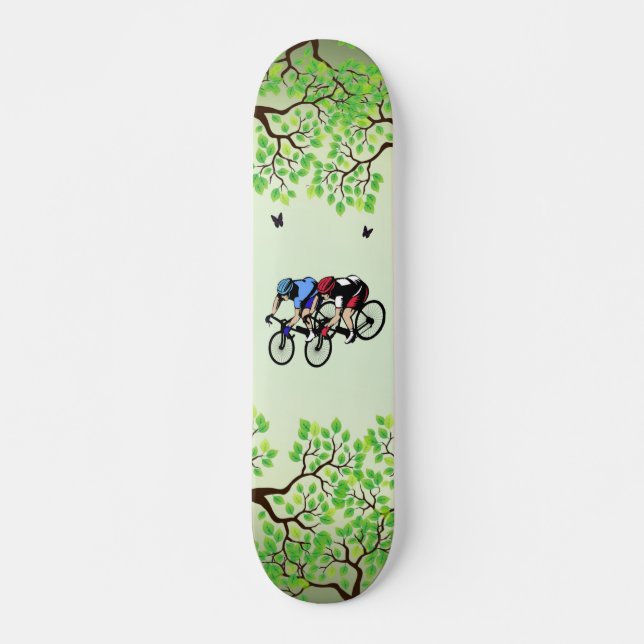 Skateboard Carrera de bicicletas (Anverso )