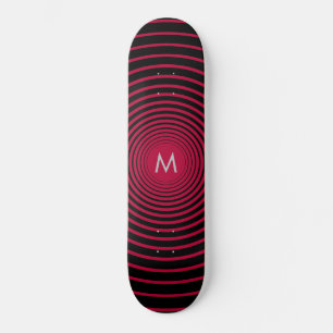 Skateboard Carta monográfica personalizada Su color