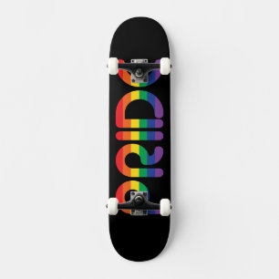 Skateboard Cartas en globo del Orgullo Arcoiris