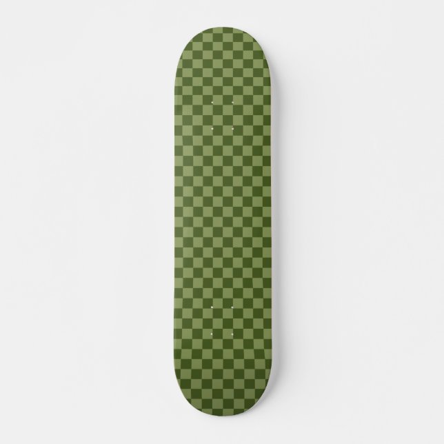 Skateboard Cartón verde Moss (Anverso )
