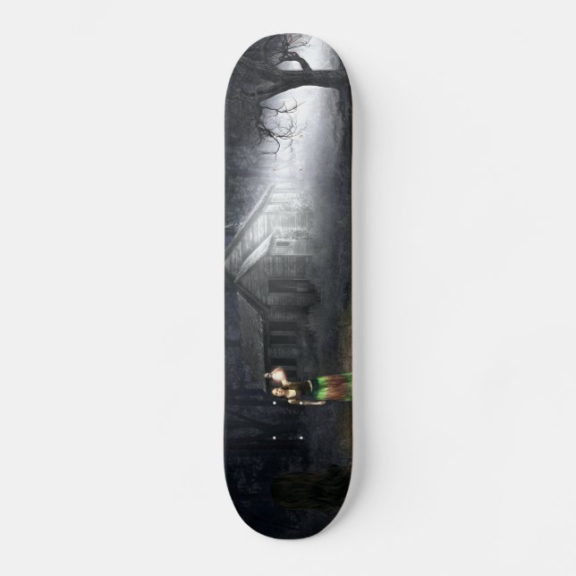 Skateboard Casa de horror de Halloween (Anverso)