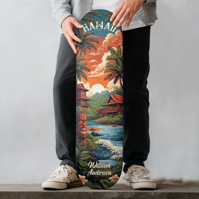 Skateboard Casa de playa en Hawái (Hawaii Beach House Skateboard)