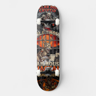 Skateboard Casa Embrujada Espeluznante Halloween   Motociclis