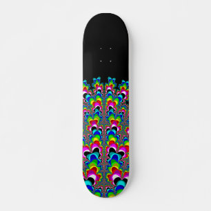 Skateboard Cascada arcoiris - Arte fractal