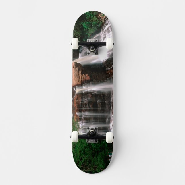 Skateboard Cascadas de Blackwater, Virginia Occidental, pinto (Anverso)