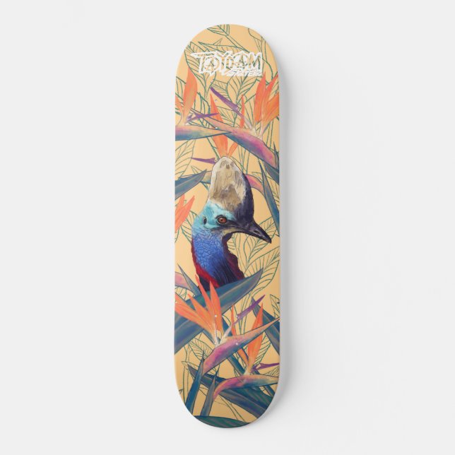 Skateboard Cassowary of Paradise (Anverso)