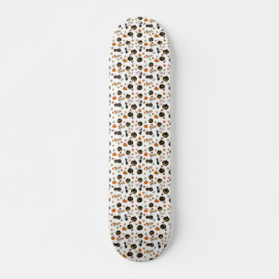 Skateboard Cat Boo Halloween