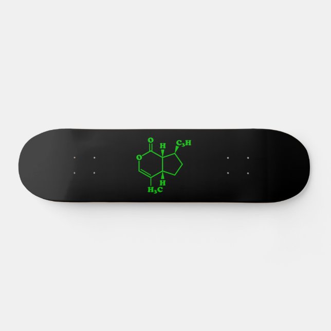 Skateboard Catnip Nepetalactona Fórmula Química Molecular (Horz)