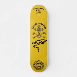 Skateboard Católico hasta el hueso - Skateboard, 77/7" Deck