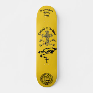 Skateboard Católico hasta el hueso - Skateboard, 77/7" Deck