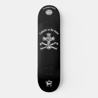 Skateboard Católico hasta el hueso - Skateboard, 8 Deck de 1/