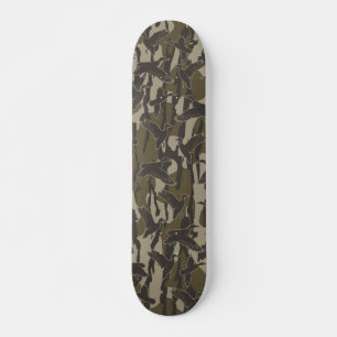 Skateboard Caza de Aves Acuáticas en Tierras Bajas Camuflaje 