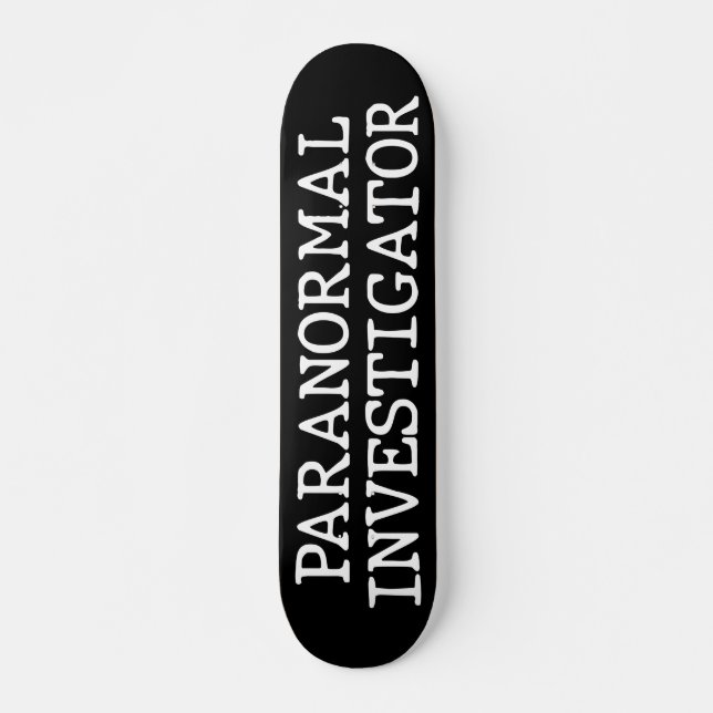Skateboard Caza de fantasma paranormal EVP (Anverso )