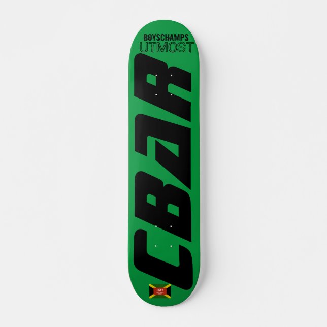 Skateboard CBAR UTMOST Patineta, Cubierta de 7¾" (Anverso )